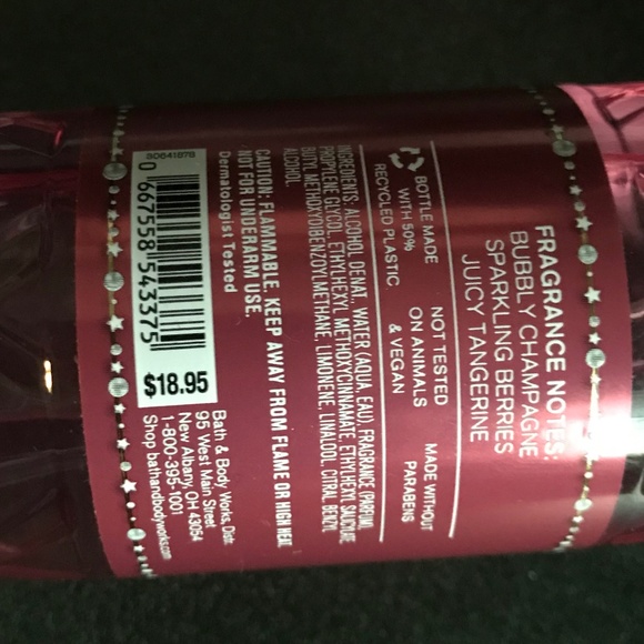 Bath & Body Works Champagne Toast Fine Fragrance Mist - Picture 11 of 11